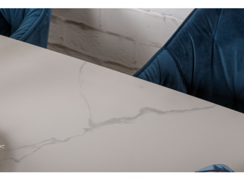 Стол обеденный модерн NL- CLEVELAND (Керамика белый)  
