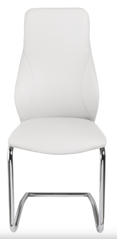 Стул обеденный DSN- DSC-692 кожзам серобежевый и белый