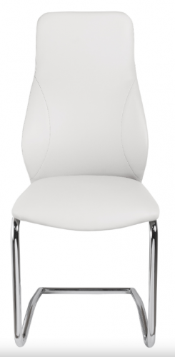 Стул обеденный DSN- DSC-692 кожзам серобежевый и белый