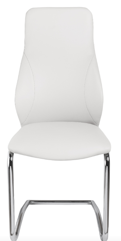 Стул обеденный DSN- DSC-692 кожзам серобежевый и белый