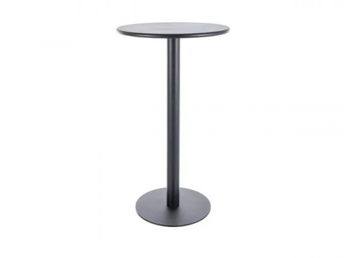 Барный стол высокий SIGNAL Pub H черный, Ø 60 см.