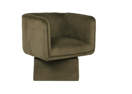 Кресло поворотное VTR- Мириам (Зеленый мох)   