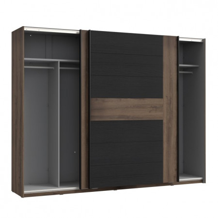 Шкаф-купе 2D Forte BELLEVUE BLQS128E1-N09