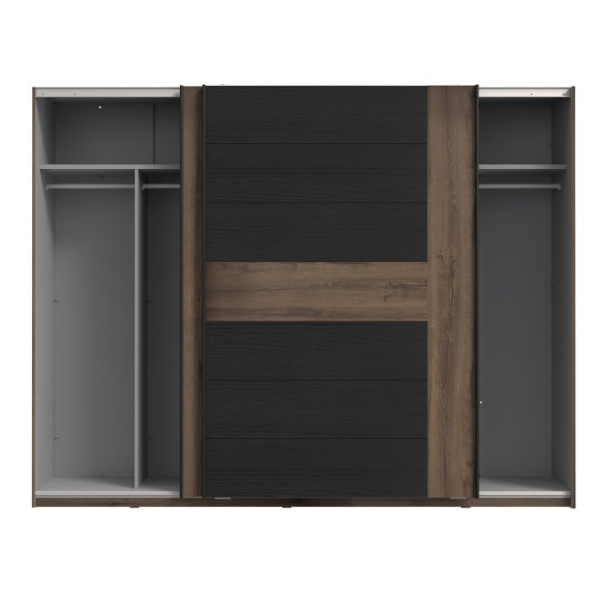 Шкаф-купе 2D Forte BELLEVUE BLQS128E1-N09
