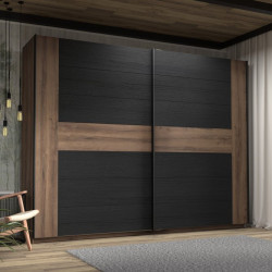 Шкаф-купе 2D Forte BELLEVUE BLQS128E1-N09