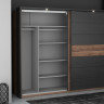 Шкаф-купе 2D Forte BELLEVUE BLQS128E1-N09