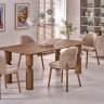Стол обеденный разкладной HALMAR MELTON орех светлый