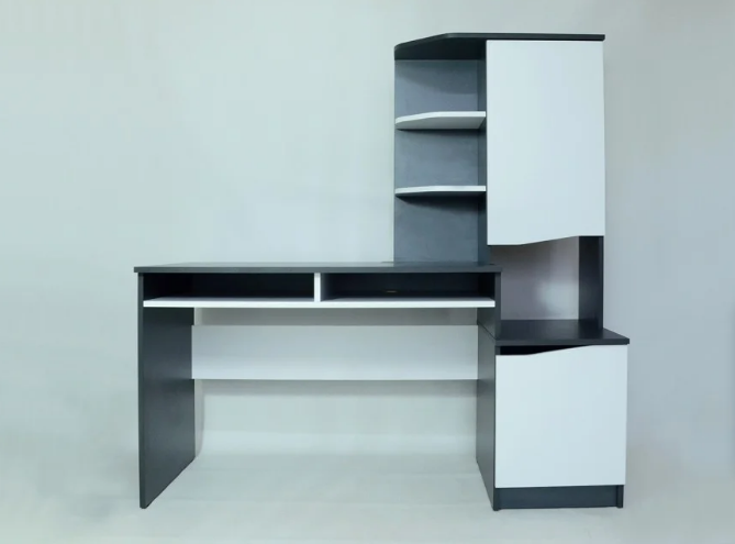 Стол NTR- GASTON Белая Аляска /графит левый