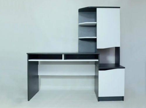 Стол NTR- GASTON Белая Аляска /графит левый