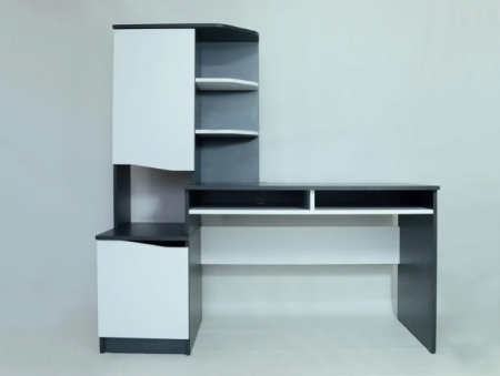 Стол NTR- GASTON Белая Аляска /графит левый