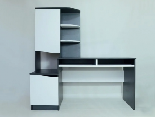 Стол NTR- GASTON Белая Аляска /графит левый