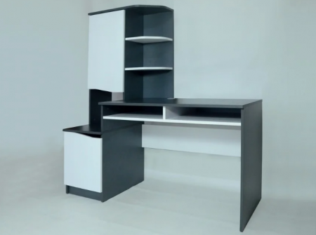 Стол NTR- GASTON Белая Аляска /графит левый