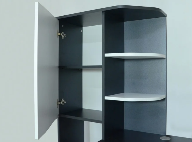 Стол NTR- GASTON Белая Аляска /графит левый