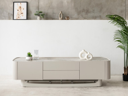 Тумба ТВ VTR- Арно (сильвер ривер/айвори)