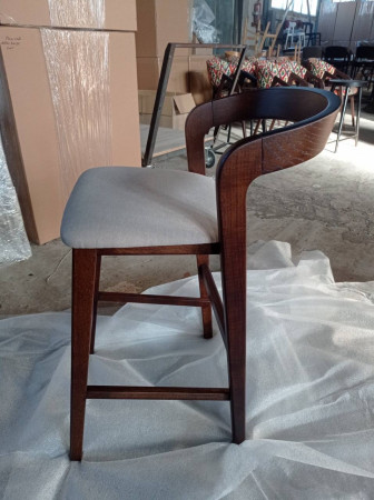 Стул барный, полубарный LVK- Floki new орех темный