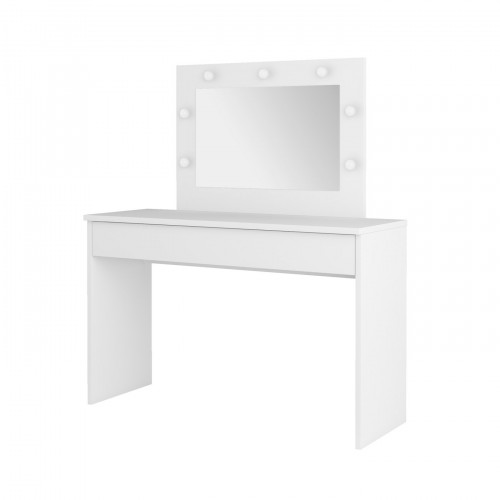 Туалетный столик с зеркалом Helvetia EVA 2497NX49 (белый)
