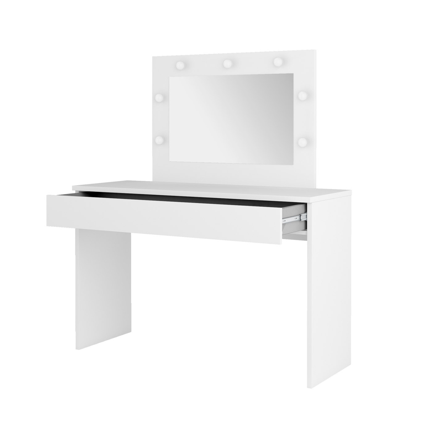 Туалетный столик с зеркалом Helvetia EVA 2497NX49 (белый)