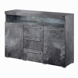 Комод на 2 двери и 3 ящика Helvetia INDIA 24B0DE26 (шиффер)