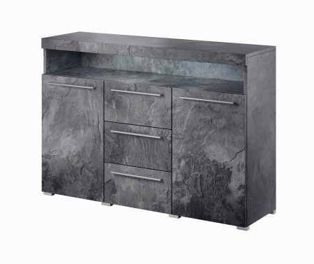 Комод на 2 двери и 3 ящика Helvetia INDIA 24B0DE26 (шиффер)