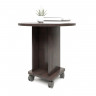 Стол журнальный на колесах EVR- Визит венге темный
