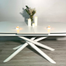 Стол обеденный модерн super premium ceramic  Evro- Copenhagen Nordland white T7091A 
