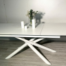 Стол обеденный модерн super premium ceramic  Evro- Copenhagen Nordland white T7091A 