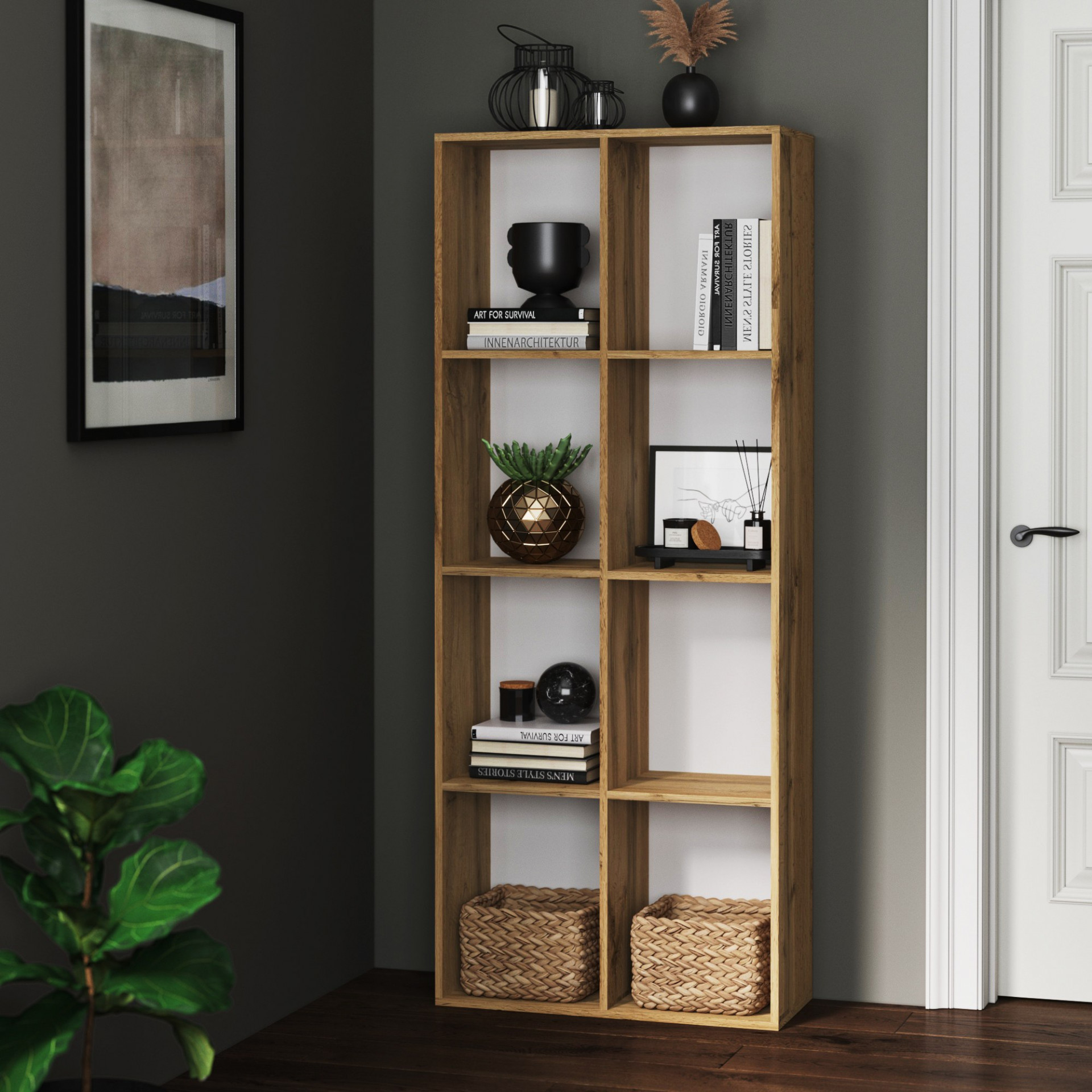 Стеллаж с полками 178х72х30 см KOD- СТ-8-детский