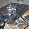 Стол обеденный стеклянный PL- Halmar FINLEY (140 см)