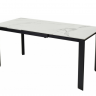 Стол обеденный керамический CON- VERMONT STATURARIO/BLACK 120-170 см  