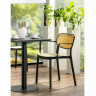 Барный столик SIGNAL Pub K  60х60 см, в черном цвете