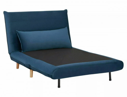Кресло- кровать SIGNAL Spike Velvet синий, серый, античная роза/ бук