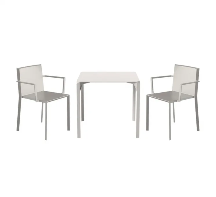 Комплект TERR- VONDOM Quartz: стол 69х69 см + 2 кресла