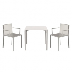 Комплект TERR- VONDOM Quartz: стол 69х69 см + 2 кресла
