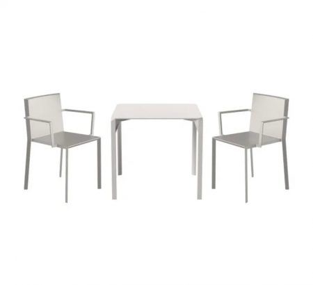 Комплект TERR- VONDOM Quartz: стол 69х69 см + 2 кресла