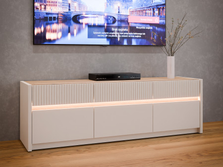 Комплект в гостиную Forte OAK SQUERE OSQT031B из 4-х элементов песочный - дуб маувелла
