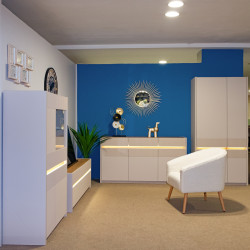 Комплект в гостиную Forte OAK SQUERE OSQT031B из 4-х элементов песочный - дуб маувелла