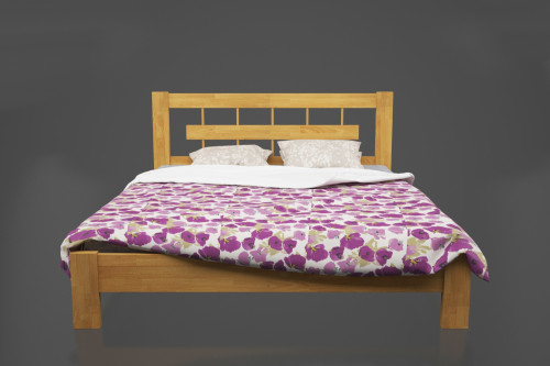 Кровать двуспальная деревянная KMP- Такка