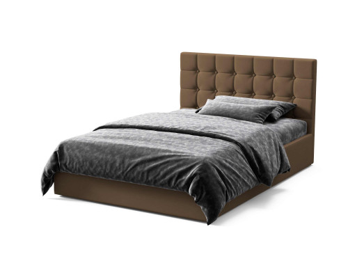 Кровать 2-х спальная VRN- QUATTRO 160 * 200 см (бежевый,капучино)