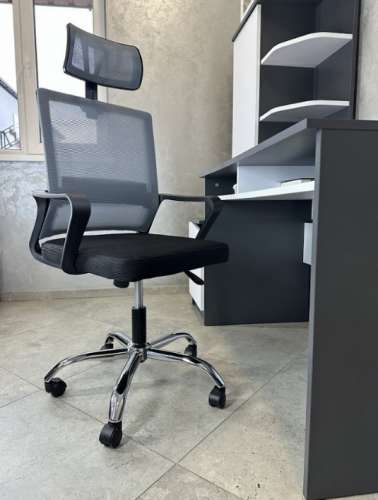 Кресло офисное компьютерное Perfect Home OC-8330M Серый