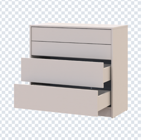 Комод DRS- Дейл (Кашемир) 4Ш 90х41х85 