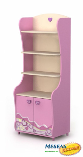 Шкаф книжный BR-Pn-04 Pink (Пинк)