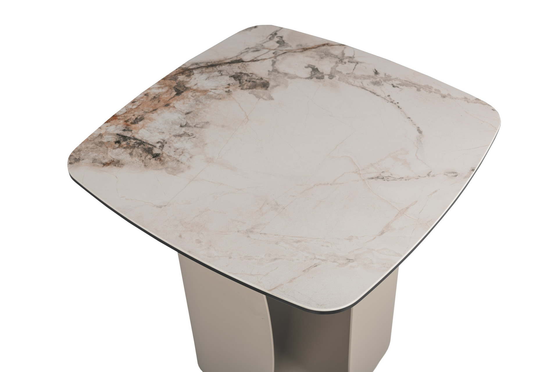 Стол кофейный VTR- Кристиано (аврора голд/бежевый)