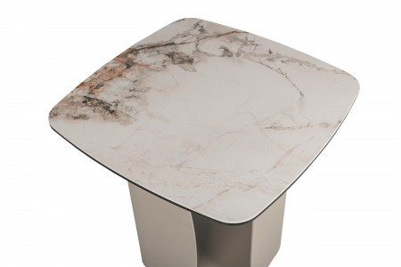 Стол кофейный VTR- Кристиано (аврора голд/бежевый)