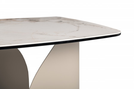 Стол кофейный VTR- Кристиано (аврора голд/бежевый)