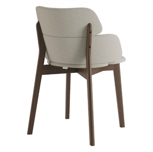 Стул обеденный LVK- Swan (Свон)массив ясеня (темный орех)   