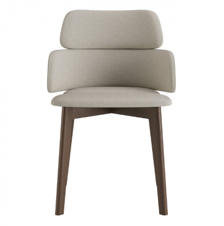 Стул обеденный LVK- Swan (Свон)массив ясеня (темный орех)   