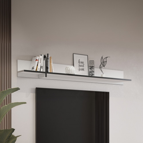 Комплект в гостиную Helvetia CROSS (белый-черный)