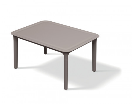 Стол журнальный уличный VLL- FERNE Remo (коричневый, белый, кирпичный)