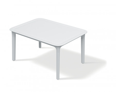 Стол журнальный уличный VLL- FERNE Remo (коричневый, белый, кирпичный)