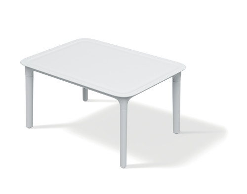 Стол журнальный уличный VLL- FERNE Remo (коричневый, белый, кирпичный)